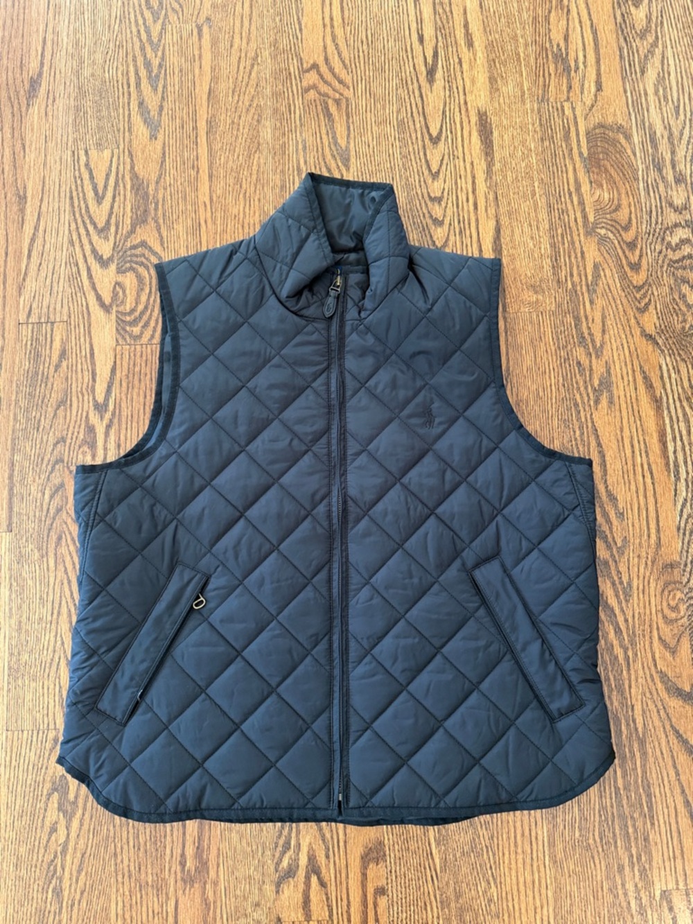 Polo Ralph Lauren Black Quilted Vest XL